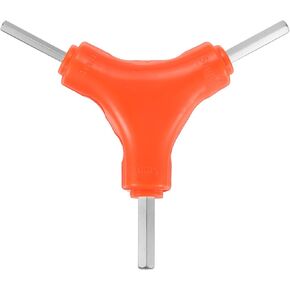 HARFINGTON Y-Shaped 3 Way Bike Hex Wrench 4/5/6mm Y-Type Internal Hexagon Wrench Kit All-In-One Multi Portable Biking Torque Spanner for Bicycle Cycling Repair Hardware Tools, Yellow