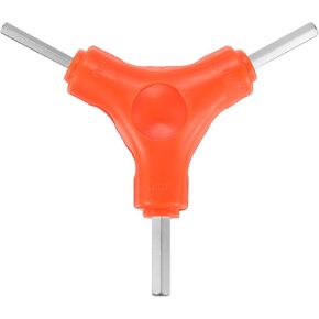 2pcs Y-Shaped 3 Way Bike Hex Wrench 3/4/5mm Y-Type Internal Hexagon Wrench Kit All-In-One Multi Portable Biking Torque Spanner for Bicycle Cycling Repair Hardware Tools, Yellow