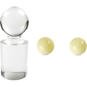 Yuanhe Roulette Marker Balls Set - Ball Top Acrylic Win Marker with 2 Roulette Wheel Table Replacement Balls Pills,Poker Roulette Accessories for Casino Games