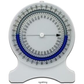 مقياس الميل للعلاج الطبيعي | مقياس ميل PT مانع للتسرب لقياسات نطاق الحركة (ROM) بواسطة SenseAid للطلاب والمهنيين in Kuwait