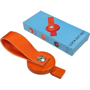 Generic Universal Surge Brake Lock Key W/Magnetic Lock Key fits UFP Type Surge Brake Boat Trailer A-60 A-70 A-75 A-84 UFP by Dexter, orange