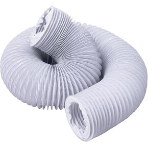 Boat Blower Hose for Marine Vent Bilge Blower Exhaust Fan Hose, 3 Inch 10 Feet Flexible Duct Hose White SHI 40030031