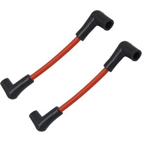 2 Pcs 18-8816 6" Spark Plug Ignition Coil Wires fit OMC Johnson Evinrude V4-V6 10-235 HP Outboard Motors Interchangeable with 582365 ZF478V