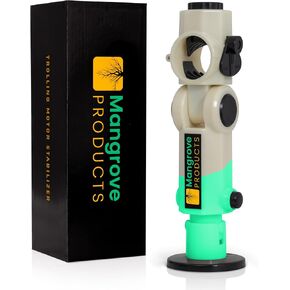 Adjustable Trolling Motor Stabilizer, Glow in the Dark, Universal Fitment for Minn Kota, Rhodan, Motor Guide, No Drilling, Shock Absorber, Boat Accessories, Trolling Motor Support