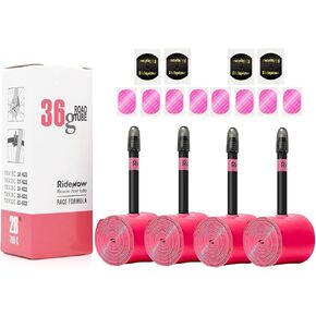 4 عبوات من أنابيب Ridenow الداخلية المصنوعة من مادة TPU خفيفة للغاية 700 × 18-32c/32-47c مع صمامات بريستا 45 مم/65 مم/85 مم لدراجة الطريق أو دراجة الحصى (تشمل مجموعة إصلاح رقعة أنبوب الدراجة) in Kuwait