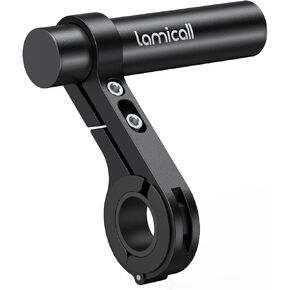 Lamicall Bike Handlebar Extender - Aluminum Alloy Handlebar Extension for Bicycle and Motorcycle, with Single Mounting Clamp Bracket, Fit Handlebars with Diameter of 0.875" to 1.34"