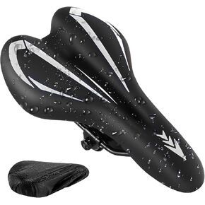 Comfortable Bike Seat for Men & Women,Ozikutech Universal Fit Bicycle Saddle with Waterproof & Shock-Absorbing for Mountain Road BMX City Bikes