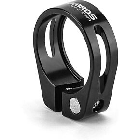 ROCKBROS Bike Seat Post Clamp Bike Clamp Bicycle Seat Clamp 31.8/34.9mm Aluminum Tube Clamp Quick Release Seat Post Clamps for 27.2-28.6mm/30.4-31.8mm Mountain Bike Road Bike Seat Tube Clip