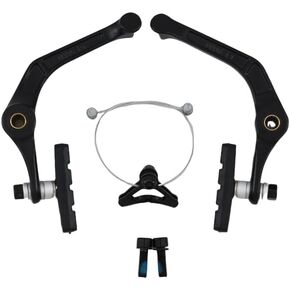 OOAFOAF U-Brake Clamp Rear Brake Caliper for BMX Bike Rim Brake Sets Aluminum Alloy, Black, universal