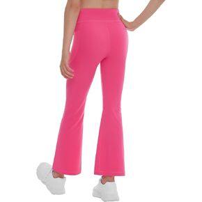 THE GYM PEOPLE Girl's High Waisted Flare Leggings Kids Workout Bootcut Yoga Pants with Pockets