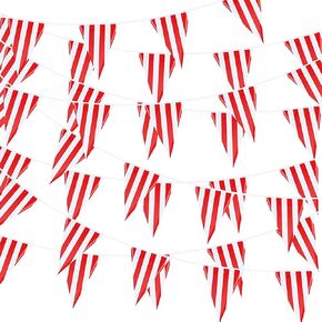 Colorful Flag Banner 100ft,Party Decoration Flag, for birthday party, picnic party, racing themed party (Colorful Flag)