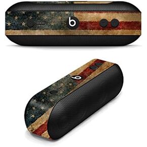 MightySkins Skin Compatible with Beats by Dr. Dre Beats Pill Plus wrap Cover Sticker Skins Vintage Flag