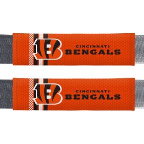 Fremont Die NFL Cincinnati Bengals Rally DesignAuto Seat Belt Pads, Team Colors, One Size