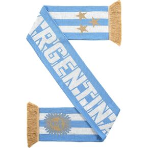 Argentina Soccer Knit Scarf (Stripes)