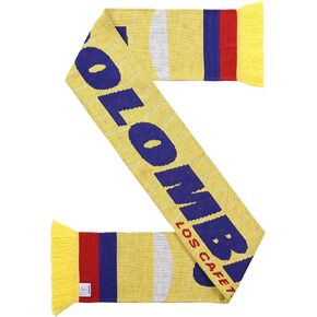 Colombia Soccer Knit Scarf (Cafeteros)