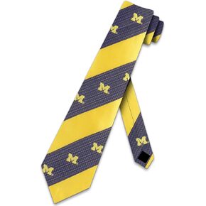 Eagles Wings Michigan Ties Mens College Wolverines Sports Necktie
