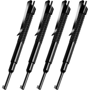 Pocket Handcuff Key 5" Extra Long Cuff Key Strong Polymer Finish, Police Cuff Key with Clip Compatible with Most Hand Cuffs- 4 PACK