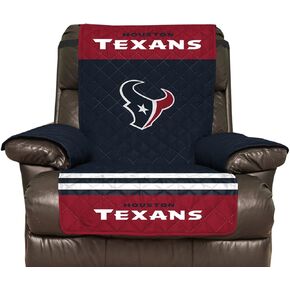 NFL Unisex NFL Recliner Reversible Furniture Protector with Elastic Straps, 80-inches by 65-inches