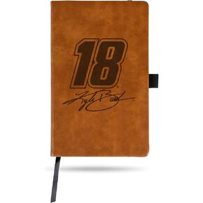 Rico Industries NASCAR Kyle Busch Brown Jounral/Notepad 8.25" x 5.25"- Office Accessory
