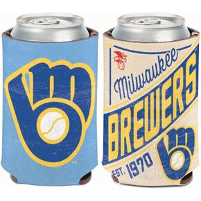 WinCraft Milwaukee Brewers Cooperstown Can Cooler