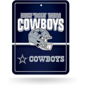 Rico Industries NFL Football Alternate Design 8.5" x 11" Carbon Fiber Metal Parking Sign - Great for Man Cave, Bed Room, Office, Home Décor