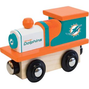 MasterPieces Wood Train Engine - NFL Miami Dolphins - Officially Licensed Toddler & Kids Toy