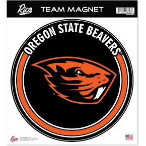 Rico Industries NCAA Oregon State Beavers Standard 8" Round Magnet
