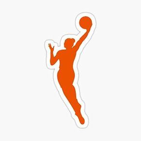 WNBA Logo Sticker - Sticker Graphic - Auto, Wall, Laptop, Cell, Truck Sticker for Windows, Cars, Trucks