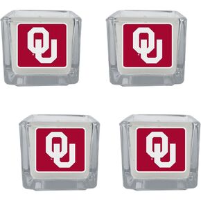 Siskiyou Sports NCAA Oklahoma Sooners Scented Candles, 4 pk One Size, Team Colors