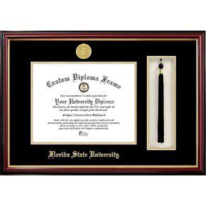 Campus Images NCAA Florida State Seminoles Tassel Box and Diploma Frame