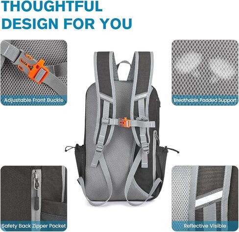 G4Free Pickleball Bag, Pickleball Backpack for Women and Men, Adjustable Padel Bag Fits 2 to 4 Paddles, Gifts for Pickleball Lovers, Black in Saudi Arabia
