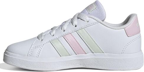 حذاء رياضي برباط من Adidas للجنسين للأطفال Grand Court Lifestyle (للأطفال الكبار). in Kuwait