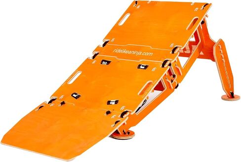 Ninja MTB Mach 1 Jump Ramp, Portable Jump Ramp, 3 Panel Ramp for All Ages, Ideal for MTB Bikes, BMX bikes, One Wheels, Scooters, Skateboards, and RC Cars in Saudi Arabia
