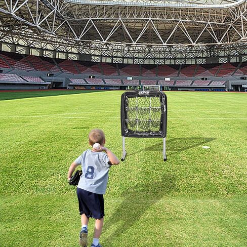 VEVOR28 x27 Softball Baseball Training Equipment for Hitting Pitching Practice, Heavy Duty Height Adjustable Trainer Aid with Strike Zone & 4 Ground Stakes, for Youth Adults in Saudi Arabia