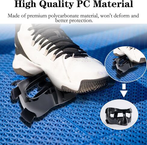 واقي الأنف للأنف المكسور، أقنعة درع الوجه الرياضية، واقي الأنف قابل للتعديل لقناع الوجه الرياضي مع بطانة إسفنجية للبيسبول، كرة السلة، واقي الوجه للرجال والنساء in Kuwait