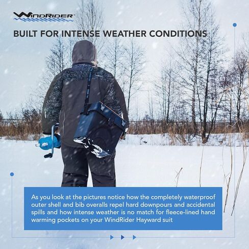 WindRider Hayward Men's 3-in-1 Insulated Bib & Jacket Set: Bibbed Overalls with Coat for Rain, Snow, Hunting, and Fishing in Saudi Arabia