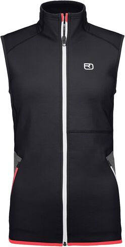 سترة Ortovox النسائية الصوفية، صوف ميرينو عالي الأداء بسحاب كامل للتزلج ورحلات تسلق الجبال والتزلج الحر in Kuwait