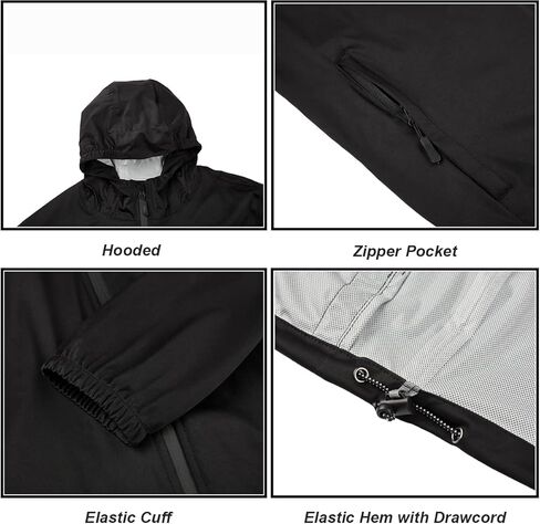 سترة مطر للأولاد من DEVOROPA للشباب لركوب الدراجات مقاومة للماء وخفيفة الوزن وقابلة للتعبئة للأطفال في الهواء الطلق لركوب الدراجات والجري سترة واقية من الرياح in Kuwait