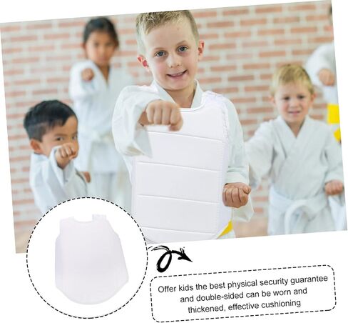 1Pc chest protector sweat vest muay thai chest guard taekwondo chest guard kids protector vest boxing in Saudi Arabia