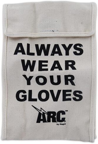 MAGID A.R.C. Cotton Twill Canvas Glove Bag for Rubber Insulating Electrical Gloves in Saudi Arabia