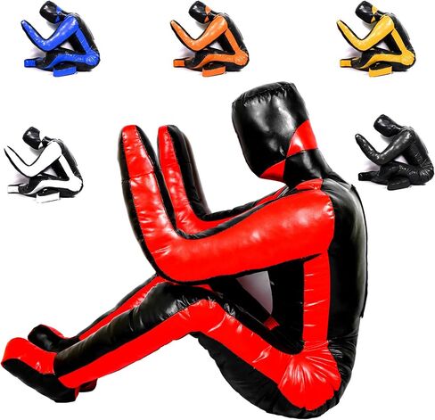 Grappling Dummy Ideal for Brazilian Jiu-Jitsu, Wrestling, MMA, and Martial Arts Brazilian JIU Jitsu Submission Self Defense Training Vinyl Dummy 180cm UNFILLED in Saudi Arabia