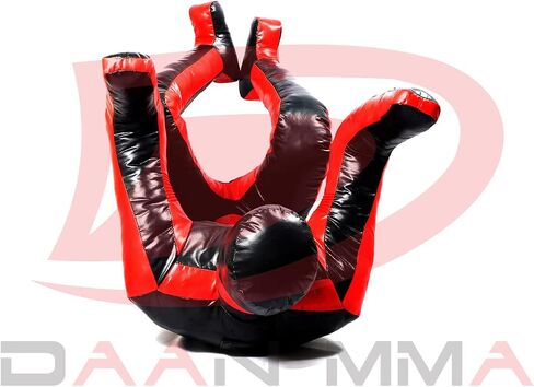 Grappling Dummy Ideal for Brazilian Jiu-Jitsu, Wrestling, MMA, and Martial Arts Brazilian JIU Jitsu Submission Self Defense Training Vinyl Dummy 180cm UNFILLED in Saudi Arabia
