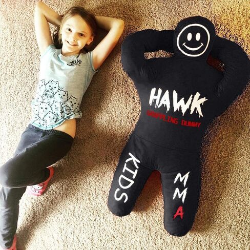 Kids Grappling Dummy for Fitness & Training, Pose, Strike & Throw Wrestling Dummy for Kids, 3 ft. Punching Dummy for MMA, Jiu-Jitsu, Judo, Karate & Wrestling Practice & Sparring in Saudi Arabia