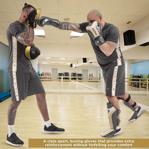 وسادات ملاكمة RDX قفازات تركيز منحنية، وسادات تدريب مايا هايد الجلدية ذات علامة احترافية بخطاف وضربة، MMA Muay Thai، تدريب الكيك بوكسينغ، الفنون القتالية، اللكم، درع الضربة اليدوية in Kuwait