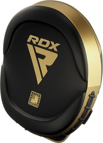 وسادات ملاكمة RDX قفازات تركيز منحنية، وسادات تدريب مايا هايد الجلدية ذات علامة احترافية بخطاف وضربة، MMA Muay Thai، تدريب الكيك بوكسينغ، الفنون القتالية، اللكم، درع الضربة اليدوية in Kuwait