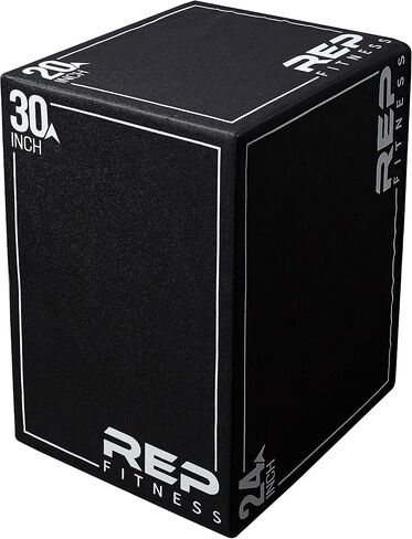REP FITNESS 3-in-1 Soft Plyo Box – Safe for Shins - Non-Slip Multi-Use Plyometric Box for Jumping, Conditioning, and Strength Training – Choose from 3 Different Sizes in Kuwait