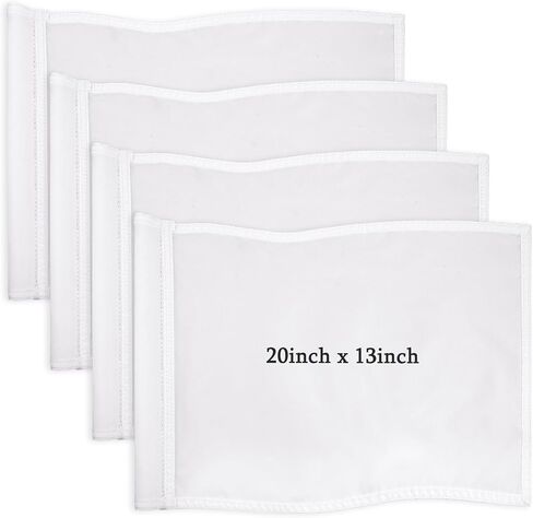 Mixweer 4 Pcs Solid Golf Flag with Tube Inserted Putting Green Flags 420d Nylon Portable Golf Pin Flags for Backyard Indoor Outdoor Yard Garden Practice, 20 x 13 Inches (Multi Colors) in Saudi Arabia