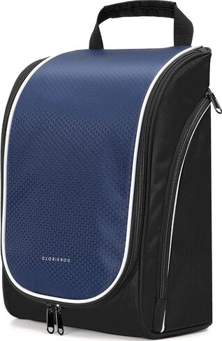 Golf Shoe Bag for Travel - Zippered Sport Shoe Carrier Bags with Ventilation & Side Accessory Pockets for Socks, Tees, Golf Balls; Golf Accessories Fathers Day Dad Gifts for Men from Daughter Son Wife in Saudi Arabia