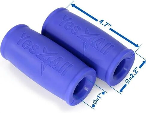 Yes4All Thick Bar Dumbbell Grips, Non Slip High Density Silicone Rubber Barbell Grips for Weightlifting Muscle Growth in Saudi Arabia