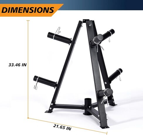 Olympic Weight Tree, Weight Plate Tree for 2-Inch Plates, Weight Tree with Excellent Load-Bearing Capacity for Home and Gym Strength Trainning in Saudi Arabia